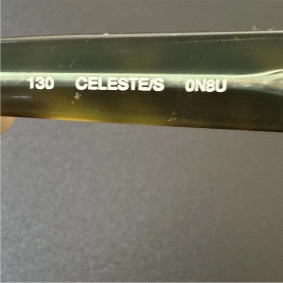 Kate Spade Sunglasses Frame Celeste/S Women's Brown Green Tortoise Full Rim 130 - Picture 6 of 11